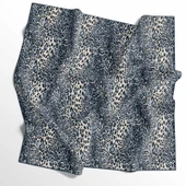 Leopar Desenli Soft Pamuk Eşarp - 04487 thumbnail 5