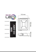 Horoz 30w Led Projektör 6400k PARS-30 thumbnail 2