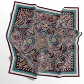 Etnik Desenli Soft Pamuk Eşarp - 04478 thumbnail 5