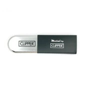 Clipper Metal Taşlı Gümüş Çakmak thumbnail 4