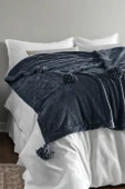 Puffy Wellsoft Battaniye - Antrasit - 160 x 200 cm thumbnail 1