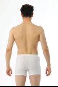 Erkek Elastanlı Biyeli Beyaz Boxer Şort 880 thumbnail 4