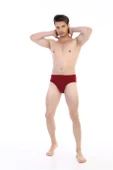 Erkek Süprem Bordo Slip 741 thumbnail 3