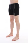 Erkek Elastanlı Biyeli Siyah Uzun Boxer 855 thumbnail 5