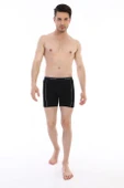 Erkek Elastanlı Biyeli Siyah Uzun Boxer 855 thumbnail 3