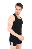 Erkek Elastanlı Spor Siyah Atlet 916 thumbnail 3