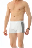Erkek Elastanlı Biyeli Beyaz Boxer 850 thumbnail 4
