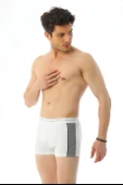 Erkek Elastanlı Biyeli Beyaz Boxer 850 thumbnail 2