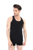 Erkek Elastanlı Siyah Atlet 917 thumbnail 4