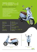 RS4 BENZINLI SCOOTER (50CC) BEYAZ thumbnail 7