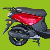 APEC PS3 49.4CC BENZINLI MOPED KIRMIZI thumbnail 2