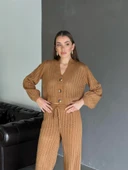 Yumoş Triko Hırka Taba thumbnail 3
