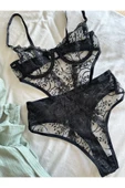 Feta Siyah brode bodysuit thumbnail 2