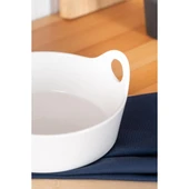 BİANCO PERLA OVAL SUNUMLUK - 21 CM thumbnail 2