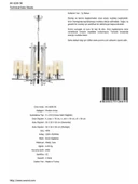 Avonni AV-4209-5K Krom Kaplama Modern Avize  E14 thumbnail 2