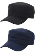 Unisex Pamuklu Castro Şapka 2 Adet thumbnail 2