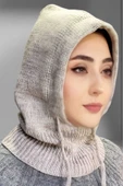 Balaclava Fitilli Triko Örgü Bere Başlık thumbnail 2