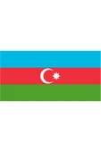 Azerbaycan Bayrağı  50x75 cm. thumbnail 1
