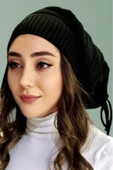 Kadın Kışlık Triko Örgü Bere ve Boyunluk thumbnail 2