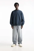 Pull & Bear Bisiklet yaka basic sweatshirt thumbnail 1
