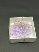 Lotus Mor Mum 4 Adet Süslü Hediyelik thumbnail 4