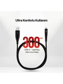 Mojue By Ttec  Usb-A - iPhone Lightning 2A Şarj Kablosu 300CM thumbnail 2