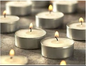 Tealight Beyaz Mum 1.000 Adet thumbnail 2