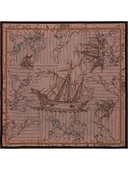 Bosphorus Çift Taraflı Tivil Ipek Eşarp 8812712-912 thumbnail 5