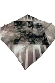 Bosphorus Çift Taraflı İpek Twill Eşarp 8836712-911 thumbnail 3
