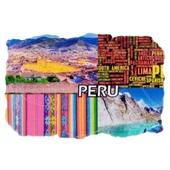 Peru Temalı Fresco Magnet thumbnail 1