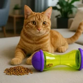 İnteraktif Kedi Ödül Mamalı Oyuncak thumbnail 6