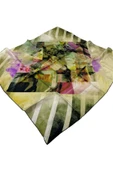 Bosphorus Çift Taraflı İpek Twill Eşarp 8836712-912 thumbnail 2