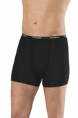 Bambu Düz Renk Erkek Boxer Siyah - 1275A thumbnail 8