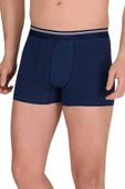Likralı Erkek Boxer Şort Lacivert 1097B thumbnail 7