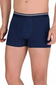 Likralı Erkek Boxer Şort Lacivert 1097B thumbnail 3