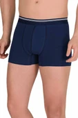 Likralı Erkek Boxer Şort Lacivert 1097B thumbnail 5