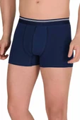 Likralı Erkek Boxer Şort Lacivert 1097B thumbnail 6