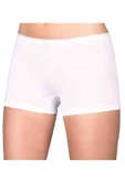 Likralı Süprem Bayan Boxer Short Beyaz 2100B thumbnail 11