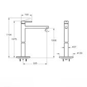 Vitra Origin Yerden Lavabo Bataryası A42663 thumbnail 2