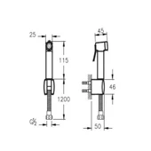 Vitra Taharet Duşu Mat Siyah A4574736 thumbnail 2
