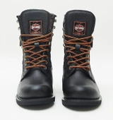 Harley Davidson New Worker Erkek Siyah Deri Bot thumbnail 3
