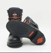 Harley Davidson New Worker Erkek Siyah Deri Bot thumbnail 5