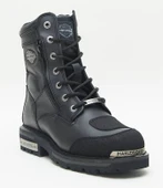 Harley Davidson Riddick Erkek Siyah Deri Bot thumbnail 1