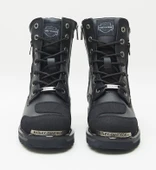 Harley Davidson Riddick Erkek Siyah Deri Bot thumbnail 3