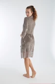 Dantelli Niki Kadife Bambu Cotton Sabahlık thumbnail 5