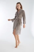 Dantelli Niki Kadife Bambu Cotton Sabahlık thumbnail 3