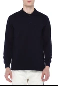 POLO YAKA LACİVERT SWEATSHİRT thumbnail 1