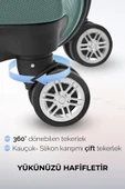 Polo&Sky Spring Model Haki Renk Orta Boy Valiz Bavul thumbnail 5