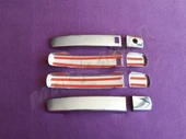 WOC Chrome Nissan Qashqai Sensörlü Krom Kapı Kolu 2007-2014 4 Kapı Paslanmaz Çelik thumbnail 2