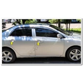 Markadan Toyota Corolla Krom Kapı Kolu 2007-2012 4 Kapı Paslanmaz Çelik thumbnail 3